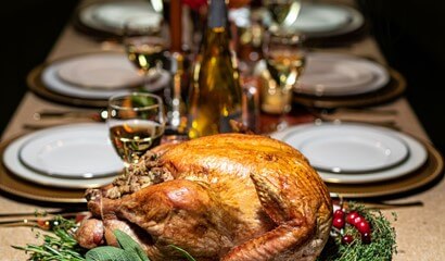 A cooked Jaindl turkey